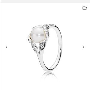 Pearl Pandora Ring